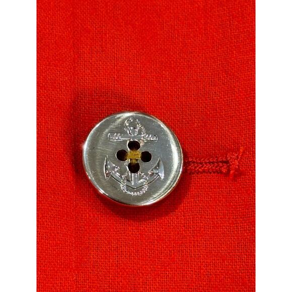 J. Crew Womens Orange Linen Blend Button Front Mini Skirt Size 4 Nautical Casual - Picture 4 of 12